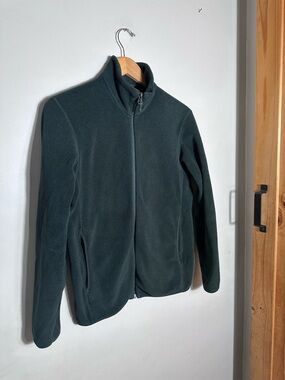 Uniqlo Dark Green Fleece Jacket